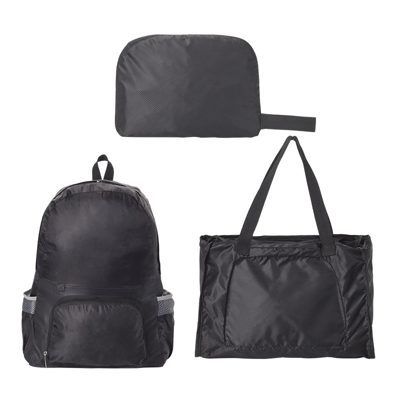 водонепроницаемый-складной-рюкзак-трансформер-2-в-1-magic-backpack-черный