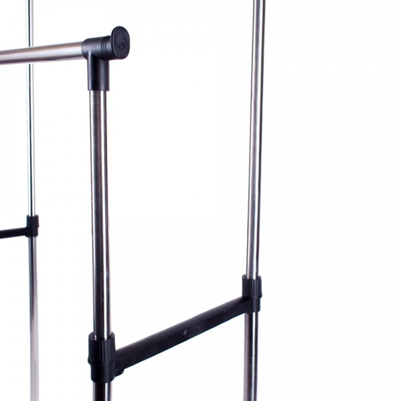 double-pole-telescopic-clothes-rack-двойная-напольная-передвижная-стойка-для-одежды