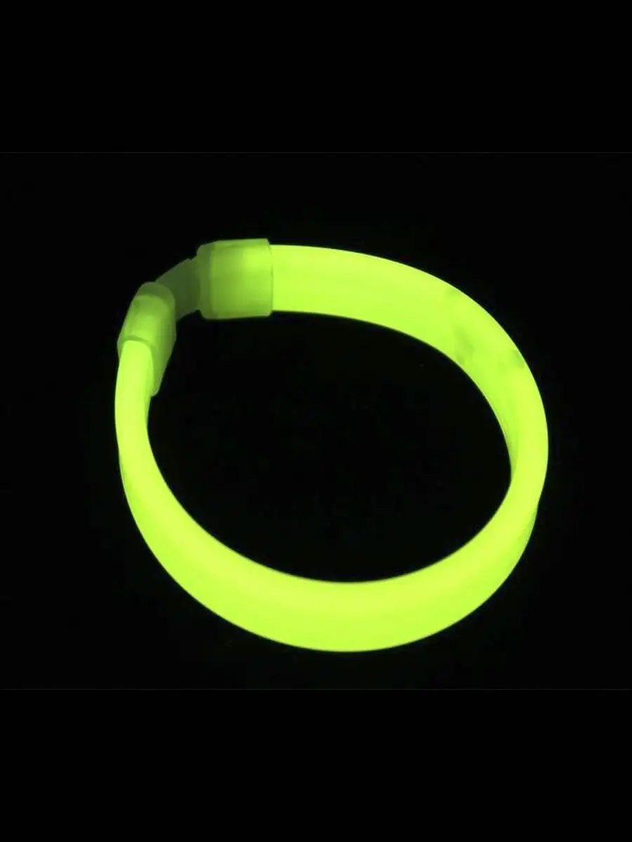Тройной широкий светящийся браслет Triple Wide Glow Bracelet