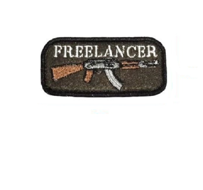 Нашивка на липучке Freelancer, 7.5х4 см