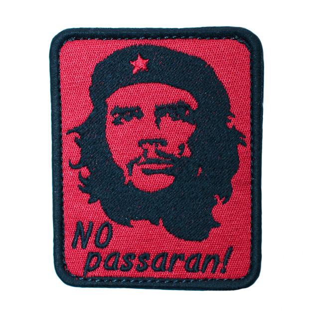 Шеврон на липучке Че Гевара "No Passaran"