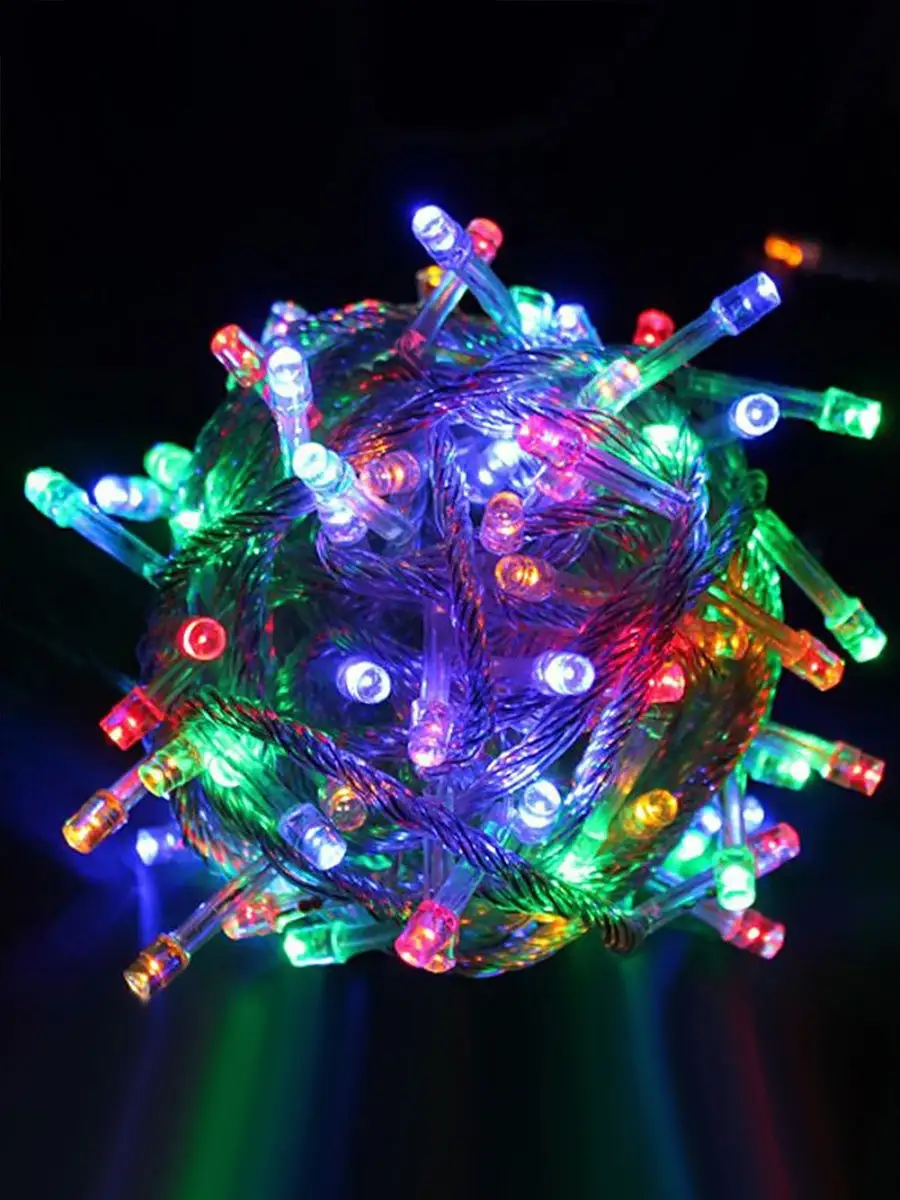 Новогодняя светодиодная гирлянда Нить 240 LED, 5 м