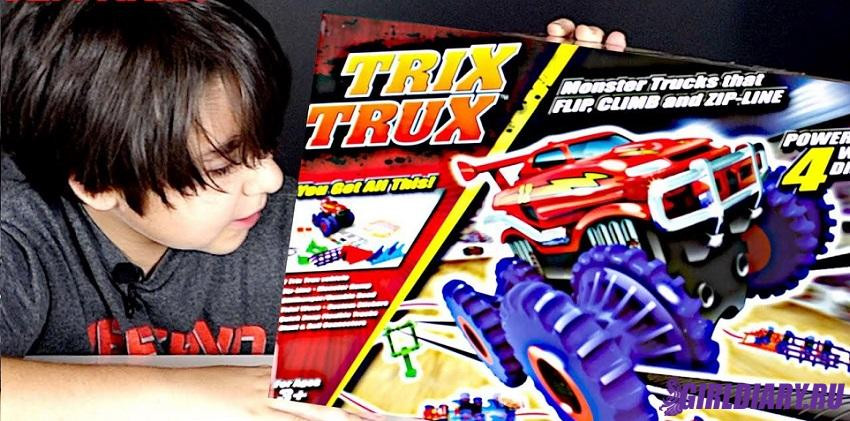 Набор Монстр-трак из машинки Trix Trux  и трек арт.BB885