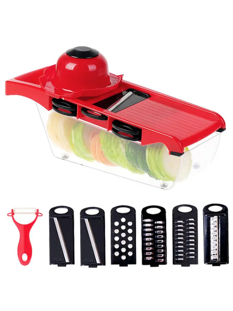 Терка-овощерезка Mandoline Slicer 6 in 1 c контейнером