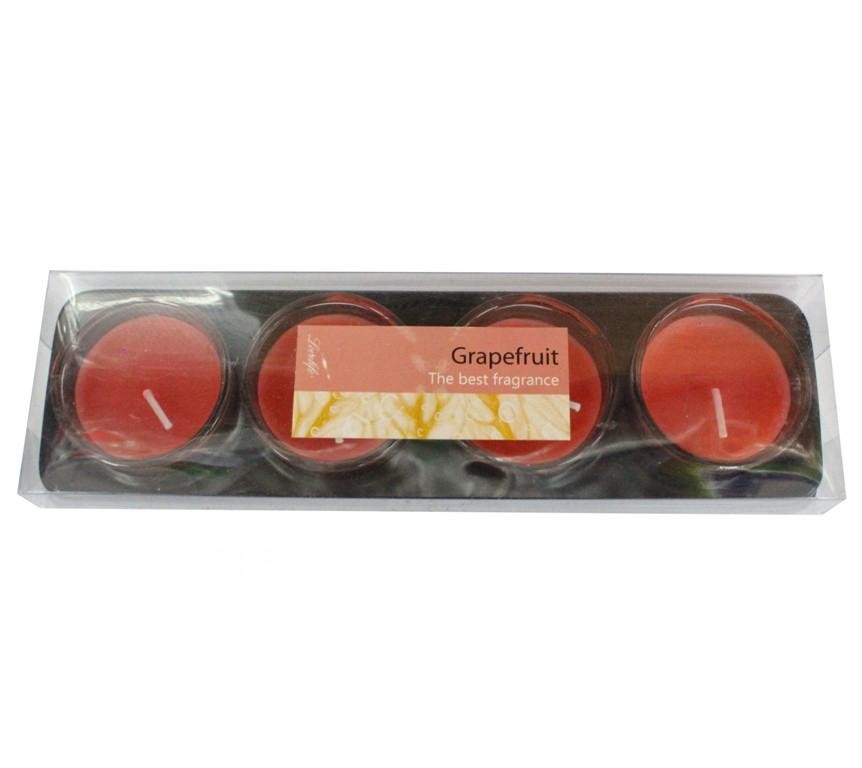 00022107 Подарочный набор ароматических свечей The Best Fragrance, 4 шт