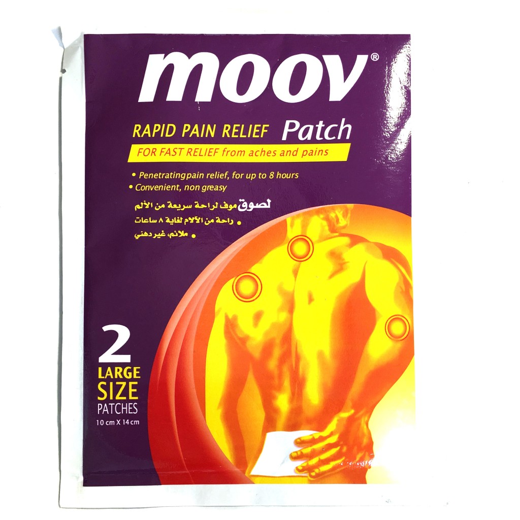 Обезболивающий пластырь от боли MOOV