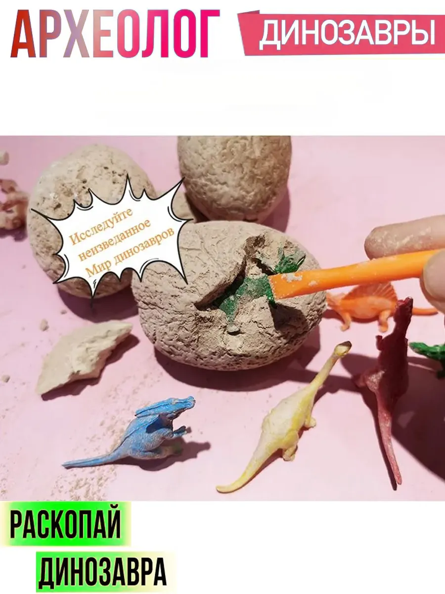 Археологические раскопки яйца