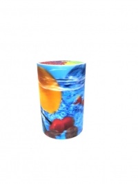 00019690 Круглая подставка для ножей с 3D узором Universal Knife Holder, 9х9х14 см