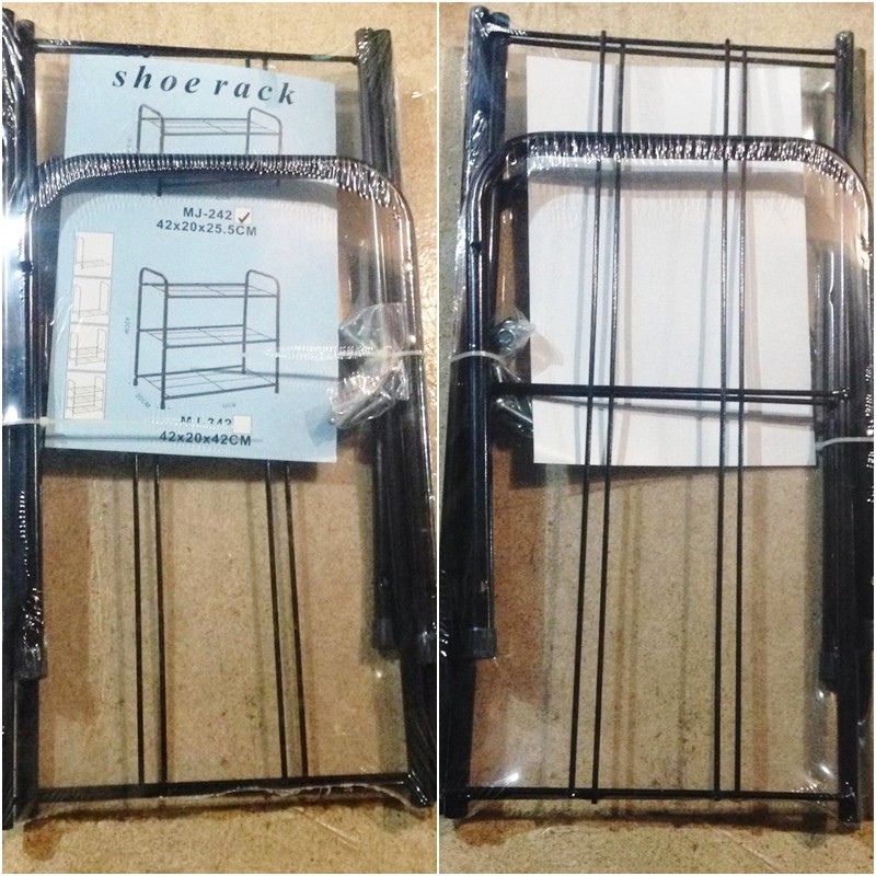 Двухъярусная этажерка для обуви Shoe Rack, 42х20х25 см