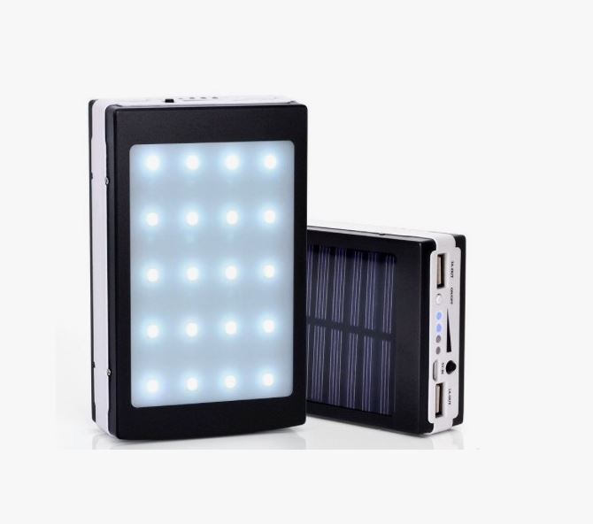 Power Bank с солнечной батареей, 20 000 mAh