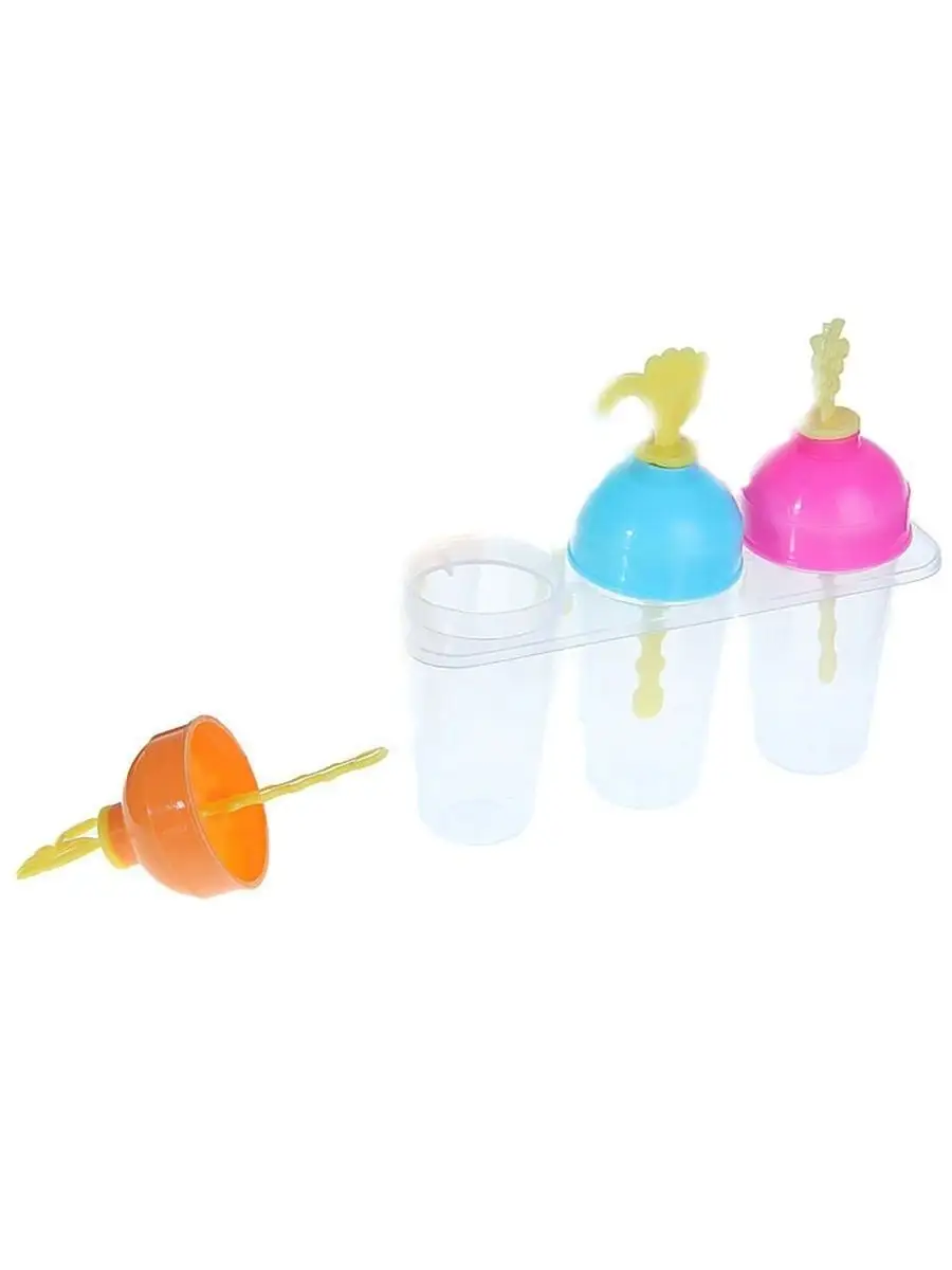 Формы для фруктового льда и мороженого POPSICLE, 3 шт