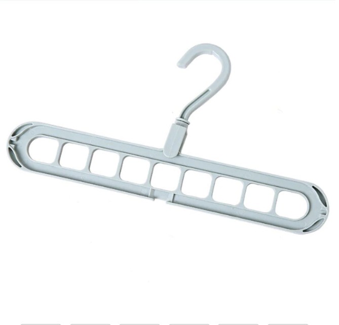 00019291 Вешалка-органайзер для экономии места в шкафу Rotate Anti-skid Folding Hanger