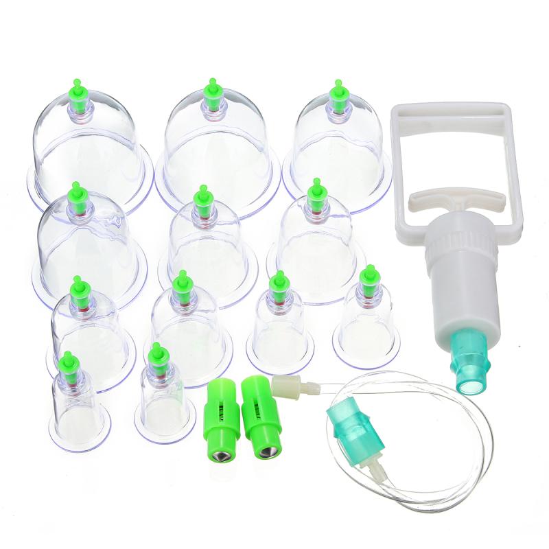 12-Cups-Medical-Chinese-Body-Cupping-Massage-Healthy-Kit-New-Medical-Vacuum-Cupping-with-Suction-Pump