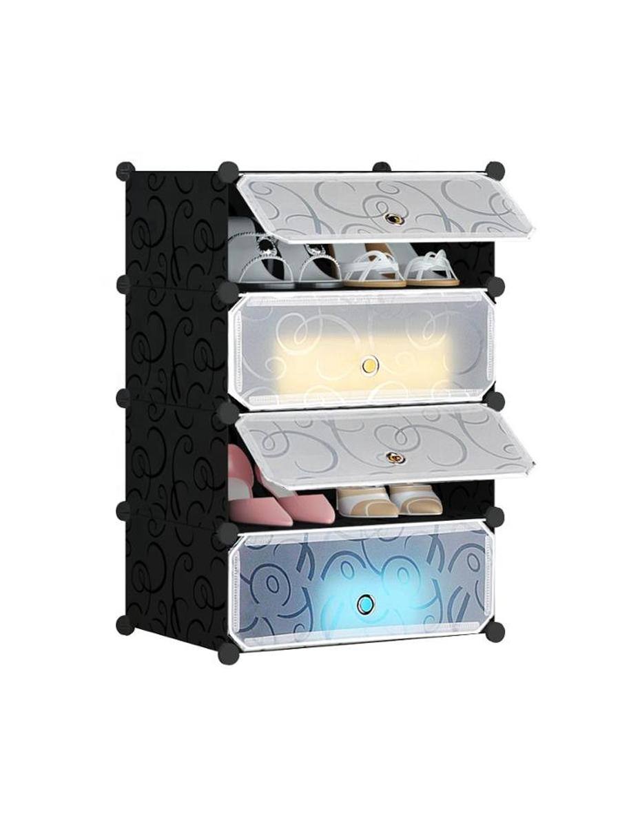 DIY-Plastic-Modern-Shoe-Rack-Cabinet