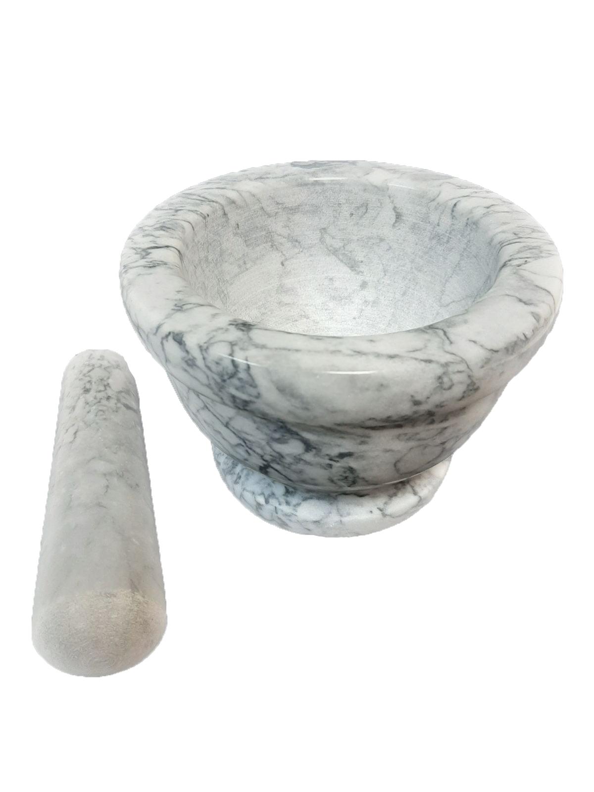 00026799 Гранитная ступка с пестиком, 10х14,5 см