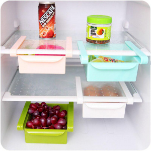 4Pcs-New-Style-Kitchen-Refrigerator-Preservation-Barrier-Layer-Multi-Purpose-Rack-Receive-Box-Draw-Out-Carrying