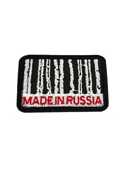 Патч на липучке Made in Russia, 7.5х5 см