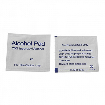 Дезинфицирующие салфетки Alcohol Pads, 100 шт