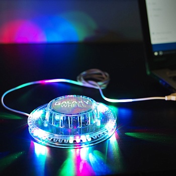 Световое диско-колесо Led Galaxy Wheel