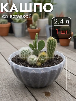 Кашпо "Ракушка", 2,4 л