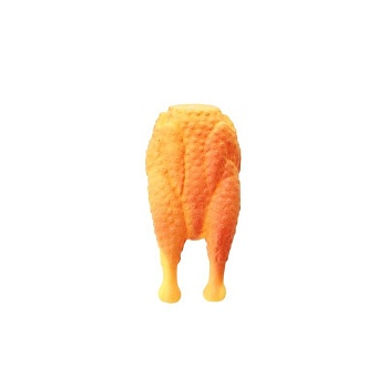 Виниловая игрушка-пищалка для собак Курица Гриль, 13 см