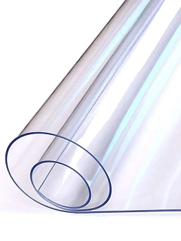 Гибкое стекло, прозрачная скатерть Soft Glass, 120х60 см