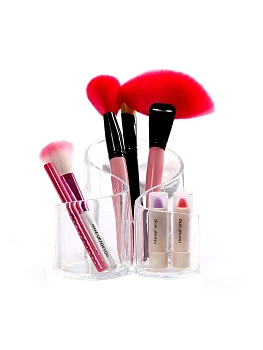 Подставка для косметики Cosmetic Organizer 8005, 3 цилиндра