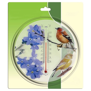 Термометр оконный на стекло SPRING FLOWERS