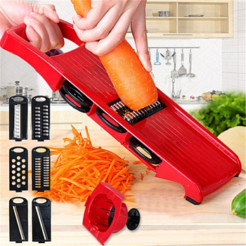 Терка-овощерезка Mandoline Slicer 6 in 1 c контейнером