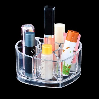Подставка для косметики Cosmetic Organizer 8001 Сердце, 8 ячеек