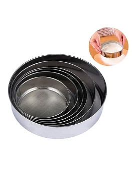 Набор сит из нержавеющей стали Round Strainer, 6 шт