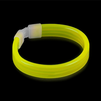 Тройной широкий светящийся браслет Triple Wide Glow Bracelet