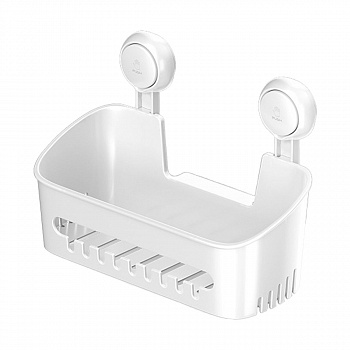 Корзина для ванной на вакуумных присосках Suction Basket, 31х12х13,5 см