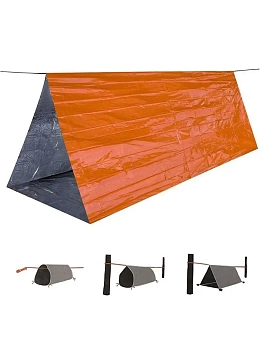 Аварийный тент-труба Emergency Tube Tent оранжевый