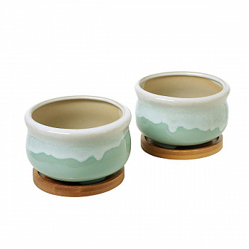 Горшок для цветов, 2 шт