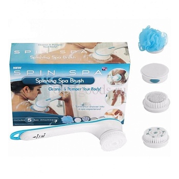 Массажная щетка для тела Spin Spa Brush