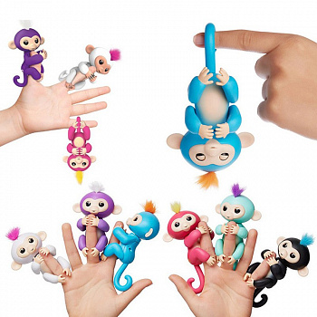 00007661 Светящаяся ручная обезьяна Finger Monkey